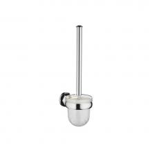 Dornbracht 83900361-00 - Madison Toilet Brush Set Wall-Mounted In Polished Chrome