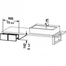 Duravit VE656705252 - Low cabinet f. console Vero, 1 drawer,