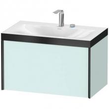 Duravit XV4610EB209P - Duravit XViu One Drawer C-Bonded Wall-Mount Vanity Kit Light Blue