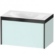 Duravit XV4610NB209P - Duravit XViu One Drawer C-Bonded Wall-Mount Vanity Kit Light Blue