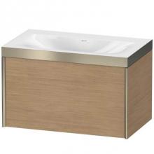 Duravit XV4610NB151P - Duravit XViu One Drawer C-Bonded Wall-Mount Vanity Kit Pine Terra