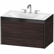 Duravit XV4610TB253C - Duravit XViu C-Bonded Wall-Mounted Vanity  Chestnut Dark