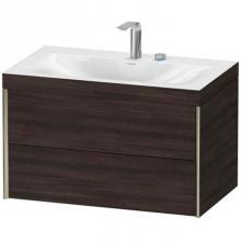 Duravit XV4615EB152C - Duravit XViu Two Drawer C-Bonded Wall-Mount Vanity Kit European Oak