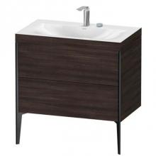 Duravit XV4710EB252C - Duravit XViu Two Drawer C-Bonded Floorstanding Vanity Kit European Oak