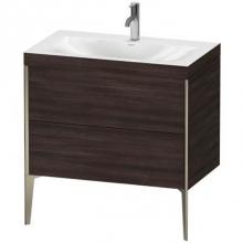 Duravit XV4710OB152C - Duravit XViu Two Drawer C-Bonded Floorstanding Vanity Kit European Oak