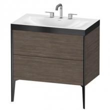 Duravit XV4710TB231P - Duravit XViu C-Bonded Floorstanding Vanity  Pine Silver