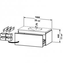 Duravit DN646207918 - DN Vanity unit 545x1000 Natural