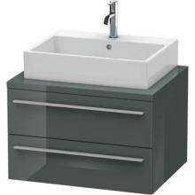 Duravit XL541603838 - Duravit X-Large Vanity Unit for Console  Dolomiti Gray High Gloss