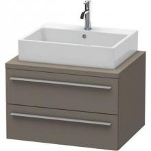 Duravit XL541609090 - Duravit X-Large Vanity Unit for Console  Flannel Gray Satin Matte