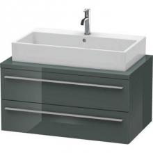 Duravit XL541803838 - Duravit X-Large Vanity Unit for Console  Dolomiti Gray High Gloss