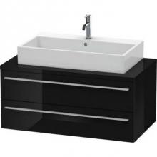 Duravit XL541904040 - Duravit X-Large Vanity Unit for Console  Black High Gloss