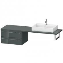 Duravit XL545903838 - Duravit X-Large Vanity Unit for Console  Dolomiti Gray High Gloss