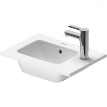 Duravit 07234332001 - ME by Starck Small Handrinse Sink White with WonderGliss