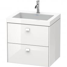 Duravit BR4605T4343 - Duravit Brioso C-Bonded Wall-Mounted Vanity  Basalt Matte