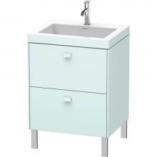 Duravit BR4700O0909 - Duravit Brioso C-Bonded Floorstanding Vanity  Light Blue Matte