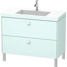 Duravit BR4702O0909 - Duravit Brioso C-Bonded Floorstanding Vanity  Light Blue Matte