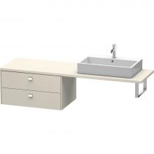 Duravit BR513901091 - Duravit Brioso Low Cabinet for Console  Taupe Matte