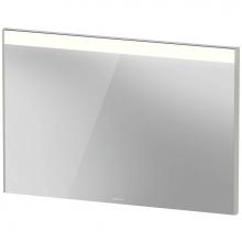 Duravit BR7023007076000 - Brioso Mirror with Lighting Concrete Gray