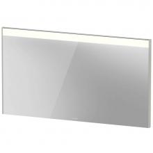 Duravit BR7024007076000 - Brioso Mirror with Lighting Concrete Gray