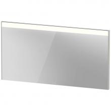 Duravit BR7025007076000 - Brioso Mirror with Lighting Concrete Gray