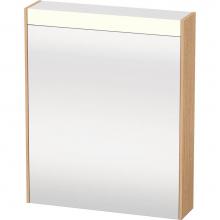 Duravit BR7101R30306000 - Brioso Mirror Cabinet with Lighting Natural Oak