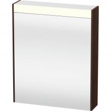 Duravit BR7101L5353 - Duravit Brioso Mirror Cabinet with Lighting Chestnut Dark