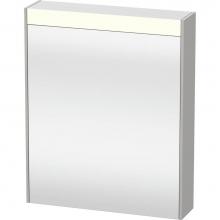 Duravit BR7101R07076000 - Brioso Mirror Cabinet with Lighting Concrete Gray