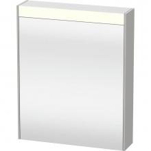 Duravit BR7101R0707 - Duravit Brioso Mirror Cabinet with Lighting Concrete Gray