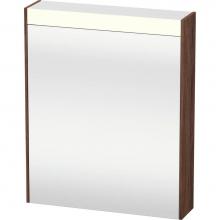 Duravit BR7101R2121 - Duravit Brioso Mirror Cabinet with Lighting Walnut Dark