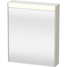 Duravit BR7101R9191 - Duravit Brioso Mirror Cabinet with Lighting Taupe