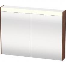 Duravit BR7102021216000 - Brioso Mirror Cabinet with Lighting Walnut Dark