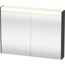 Duravit BR7102049496000 - Brioso Mirror Cabinet with Lighting Graphite