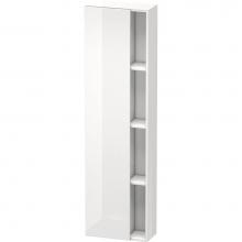 Duravit DS1248L0718 - Duravit DuraStyle Tall Cabinet Concrete Gray|White