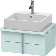 Duravit VE560500909 - Duravit Vero Vanity Unit for Console  Light Blue Matte