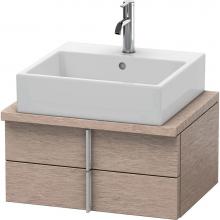 Duravit VE560501111 - Duravit Vero Two Drawer Vanity Unit For Console Cashmere Oak