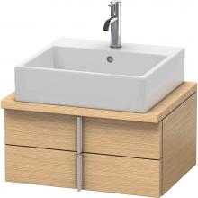 Duravit VE560501212 - Duravit Vero Two Drawer Vanity Unit For Console Brushed Oak