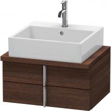 Duravit VE560505353 - Duravit Vero Two Drawer Vanity Unit For Console Chestnut Dark