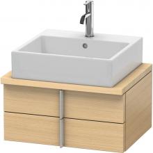 Duravit VE560507171 - Duravit Vero Two Drawer Vanity Unit For Console Mediterranean Oak