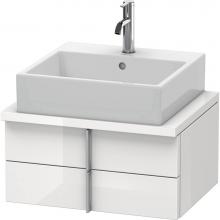 Duravit VE560508585 - Duravit Vero Two Drawer Vanity Unit For Console White