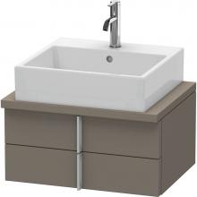 Duravit VE560509090 - Duravit Vero Vanity Unit for Console  Flannel Gray Satin Matte