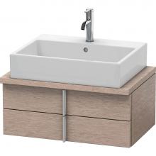 Duravit VE560601111 - Duravit Vero Two Drawer Vanity Unit For Console Cashmere Oak