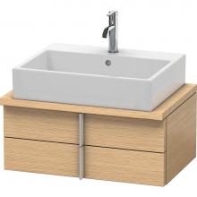 Duravit VE560601212 - Duravit Vero Two Drawer Vanity Unit For Console Brushed Oak