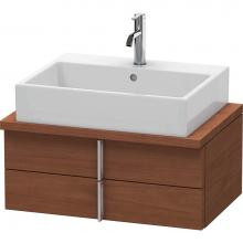 Duravit VE560601313 - Duravit Vero Two Drawer Vanity Unit For Console American Walnut