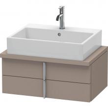 Duravit VE560604343 - Duravit Vero Two Drawer Vanity Unit For Console Basalt