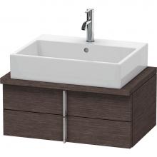 Duravit VE560607272 - Duravit Vero Two Drawer Vanity Unit For Console Dark Brushed Oak