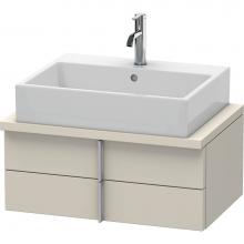 Duravit VE560609191 - Duravit Vero Two Drawer Vanity Unit For Console Taupe