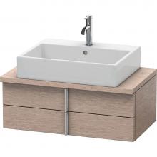 Duravit VE560701111 - Duravit Vero Two Drawer Vanity Unit For Console Cashmere Oak