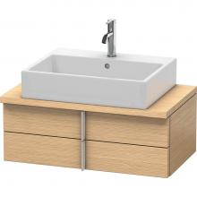 Duravit VE560701212 - Duravit Vero Two Drawer Vanity Unit For Console Brushed Oak