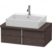 Duravit VE560707272 - Duravit Vero Two Drawer Vanity Unit For Console Dark Brushed Oak