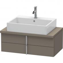 Duravit VE560709090 - Duravit Vero Vanity Unit for Console  Flannel Gray Satin Matte